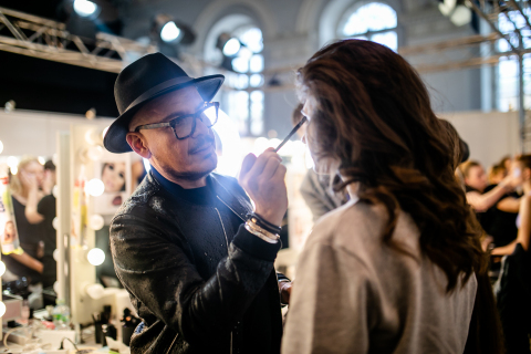MBFW_Russia_Luis_Casco_prepping_runway_model.jpg