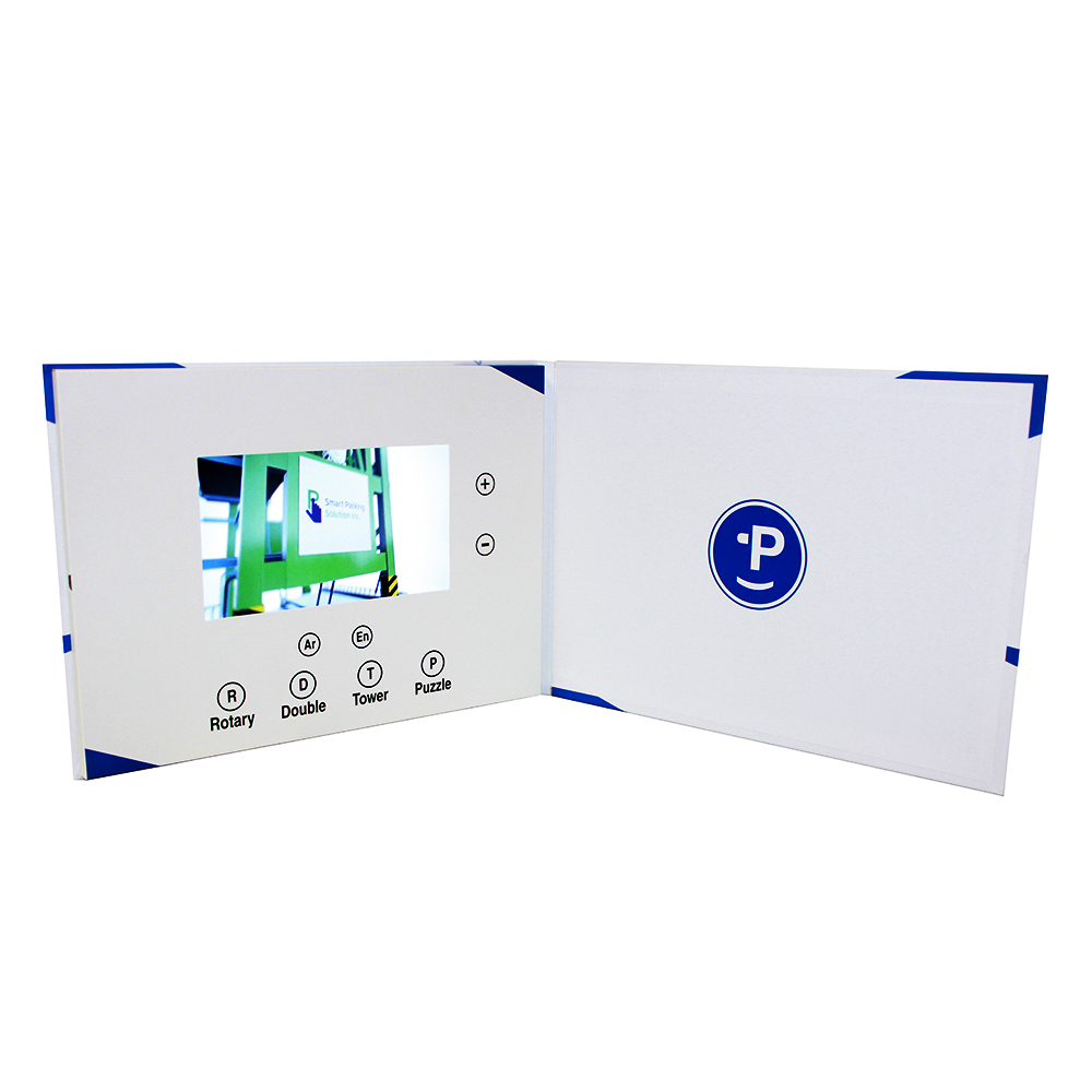 LCD video brochure