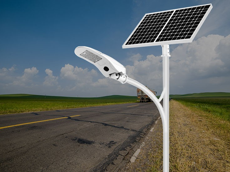 Solar led street light