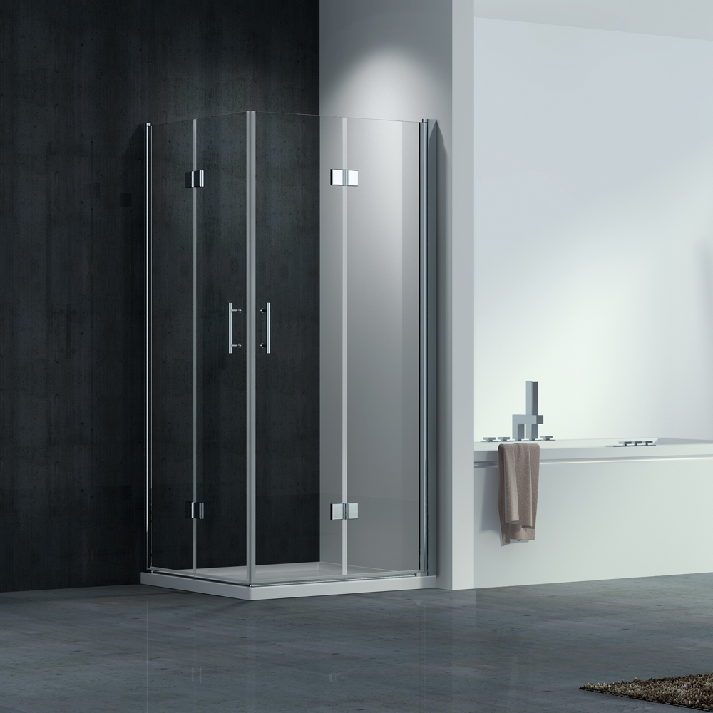 bi-fold shower cubicle