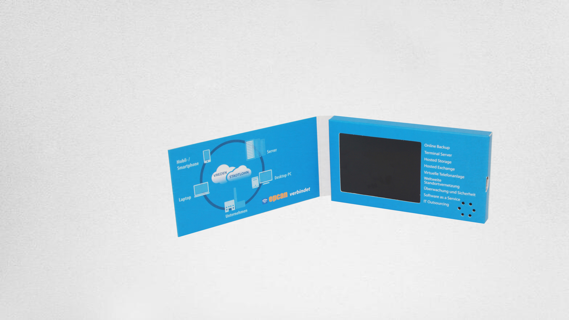 lcd video brochure